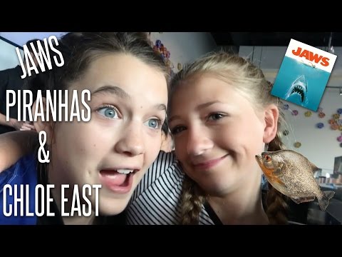 JAWS  PIRANHAS  & CHLOE EAST | VLOG #6 | GRAUMAN'S EGYPTIAN THEATER