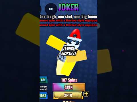 TRYING TO SPIN FOR THE NEW LIMITED JOKER STYLE IN BASKETBALL ZERO