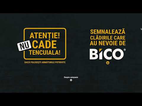 BICO Atenție, cade tencuiala! Prima campanie națională care își propune să schimbe fațaDA orașelor!
