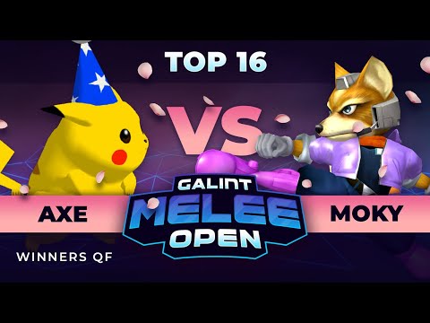 Galint Melee Open: Spring Edition - Axe (Pikachu) vs Moky (Fox) - Top 16 Winners Quarter-Final