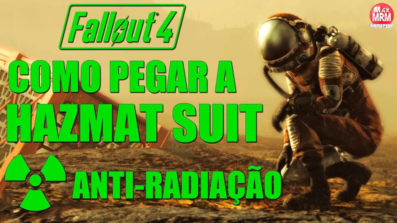 FALLOUT 4 - Como Pegar a HAZMAT SUIT ( Melhor Traje ANTI-RADIAÇÃO )