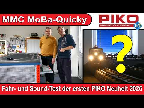 Short driving and sound test of our first PIKO H0 novelty for 2026