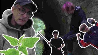 PRIMITIVE TECHNOLOGY! How to get rid of stinging nettles. Immaturity Den Episode 2