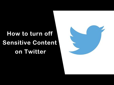 How to turn off sensitive content on Twitter