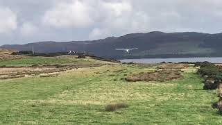 preview picture of video 'Landing on a marshy airstrip on Gigha Island, Scotland | Jabiru UL-450'