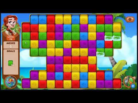 Lost Island Blast Adventure Level 75 - NO BOOSTERS 🏝️ | SKILLGAMING ✔️