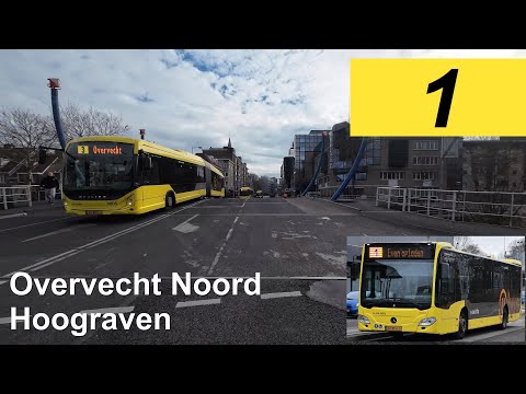 U-OV lijn 1: Overvecht-Noord - Hoograven  | Qbuzz Utrecht | Qbuzz 4022 | 2024