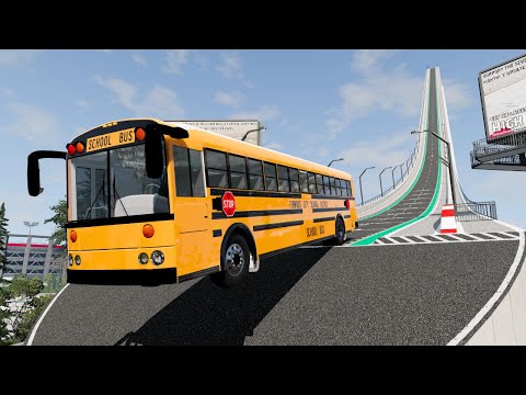 Big Ramp Jumps with Real Car Mods - CrashDriveMar