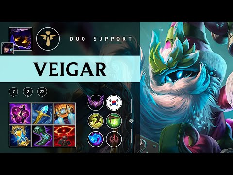 Veigar Support vs Karma - KR Master Patch 25.22