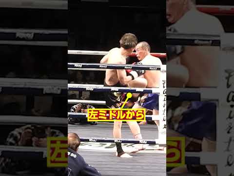 基本のコンビネーション「左ミドルキックから左ストレート」を使おう！