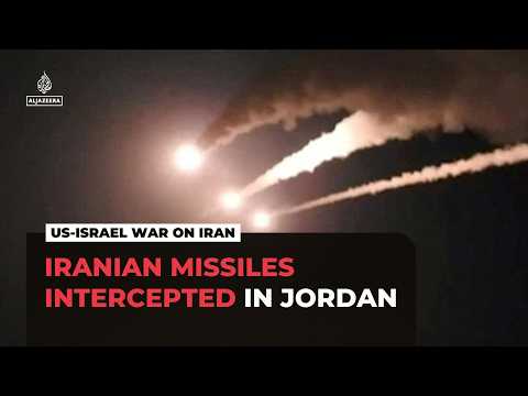 Missiles intercepted over Jordan as Iran vows retaliation for US strikes