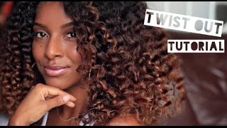 Natural Hair| Updated Twist Out Tutorial Ft. TGIN