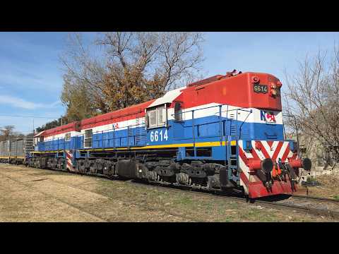 [8K] Tren de tolvas graneras de NCA con destino a Bell Ville pasando por Marcos Juárez!!!!!!