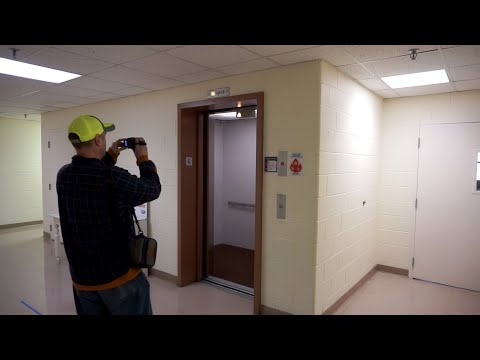 Nice Motor! early 1980s Dover hydraulic elevator @ Bedford Presbyterian Church, Bedford, VA