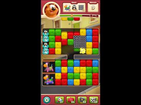 Toon Blast Level 2282 - NO BOOSTERS 🐻🐺🐱 | SKILLGAMING ✔️