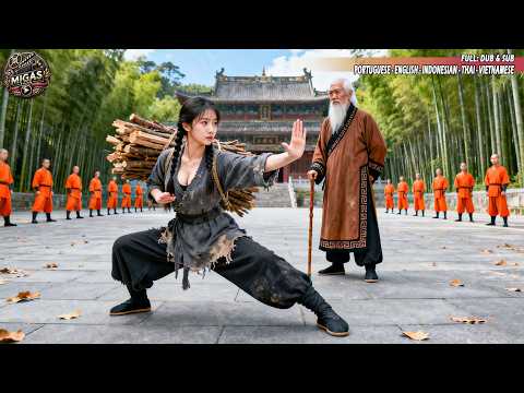 Garota Camponesa Aprende Kungfu Ao Olhar, Vira Campeã Marcial E Varre Todo O Ringue
