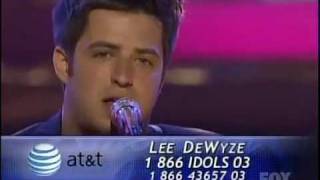 Lee DeWyze - Finale - The Boxer (1st Song)