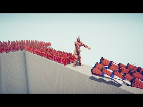 ARMORED TITAN & 100x SHIELD BEARERS vs EVERY GOD - Totally Accurate Battle Simulator