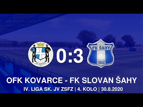 OFK Kovarce 0:3 FK Slovan Šahy, 4.liga, 30.8.2020