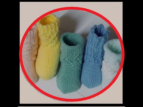 🧦  Schlingen - Muster - Socken stricken ,Rund stricken