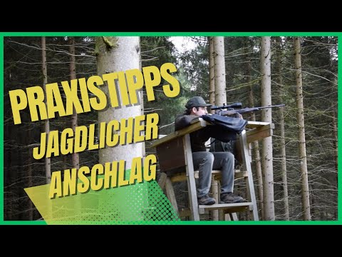Richtiger Anschlag auf der JAGD | Jagdlicher Anschlag in der Praxis | chris_hunting