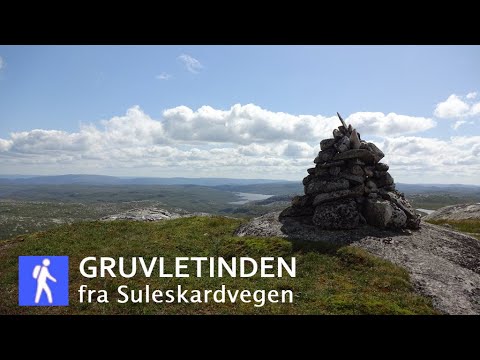 Gruvletinden(1152 moh) og Den grøne knuten (1141 moh) i Valle/Bygland
