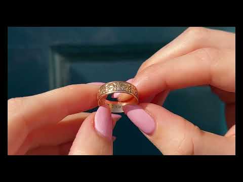 9ct Rose Gold Orange Blossom Ring #X0970