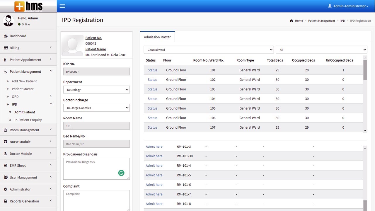 COMPLETE HOSPITAL MANAGEMENT SYSTEM USING PHP AND MYSQL | FREE SOURCE CODE | FREE DOWNLOAD