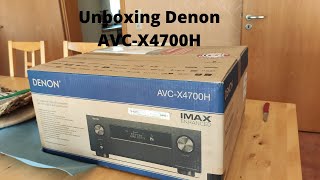 Unboxing DENON AVC X4700H