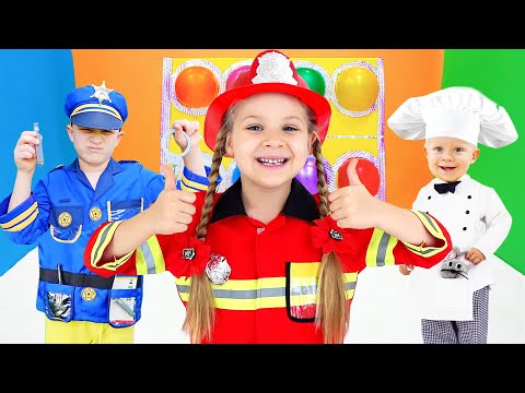 Diana and Roma explore different jobs and professions