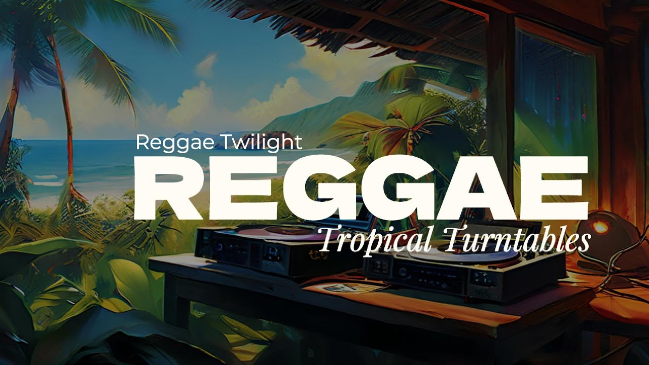 🌴🎸Reggae Tropical Turntables: Rastafarians & Classic Vinyl Records in a Stunning Setting