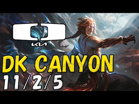 DK Canyon ケイン(Kayn) VS マオカイ(Maokai) JG patch 13.3 KR RANK