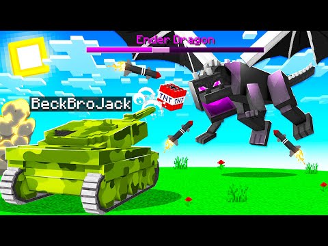 BeckBroJack - Beating MINECRAFT with TANKS! (easy)