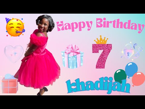 KHADIJAH 7TH BIRTHDAY PARTY