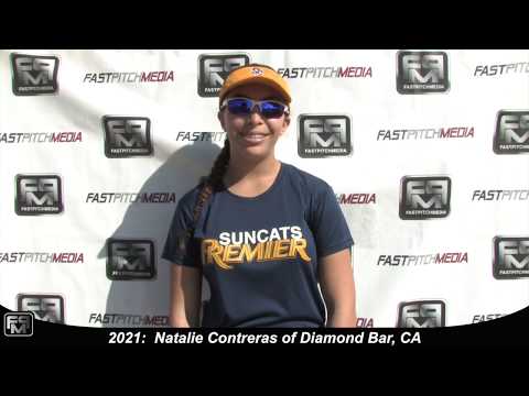 2021 Natalie Contreras Pitcher and First Base Softball Skills Video