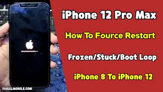 Fix iPhone Frozen/Stuck/Boot Loop Screen (Force To Restart iPhone 12 Pro Max)