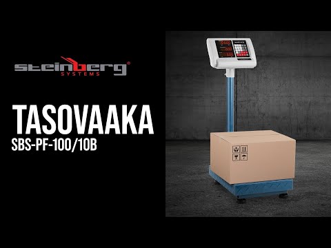 video - Tasovaaka - 100 kg / 0,01 kg - 40 x 30 cm - taitettava - LED