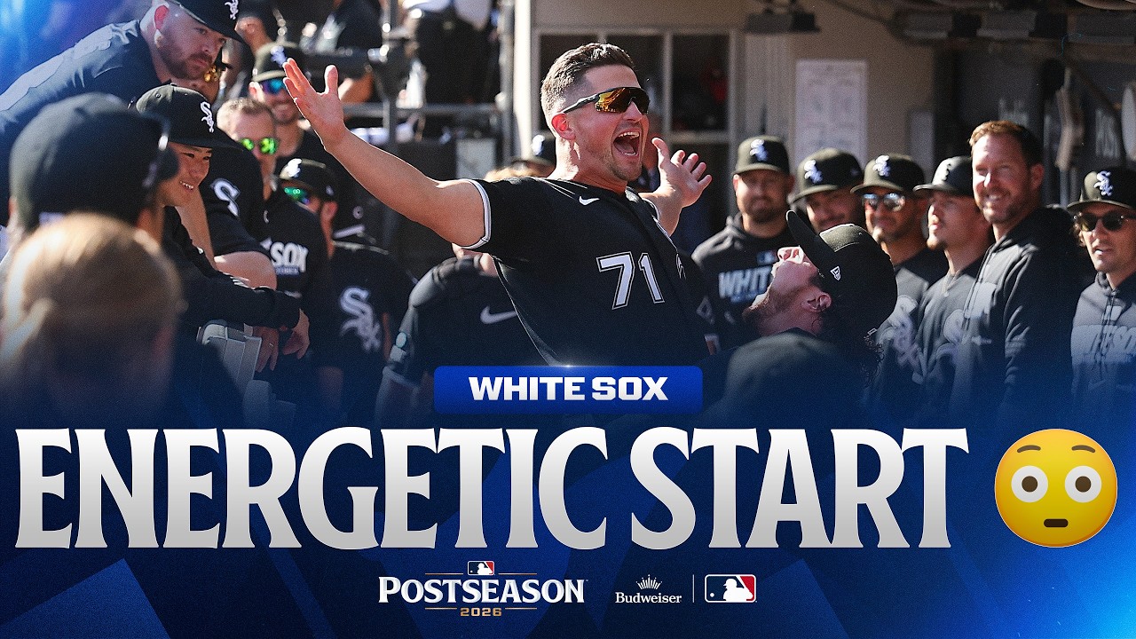 MUST-SEE: WILD Postseason ENERGY in Chicago for the White Sox!😤| MLB Highlights (Entire 1st Inning)