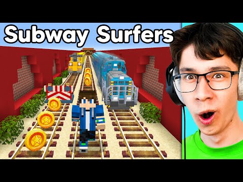 EYstreem - I Trapped My Friends in SUBWAY SURFERS on Minecraft