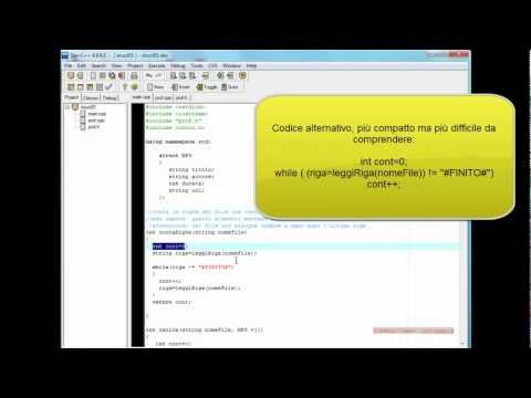 Corso C - C++ ITA 13 Struct. Progetti Multisorgente.