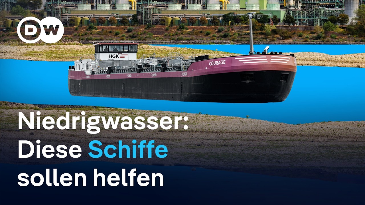 Trockener Rhein: Können Niedrigwasserschiffe helfen?