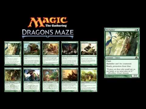 MTG Dragon's Maze Set Review Part #3 - Green, Colorless (Average Drafters)