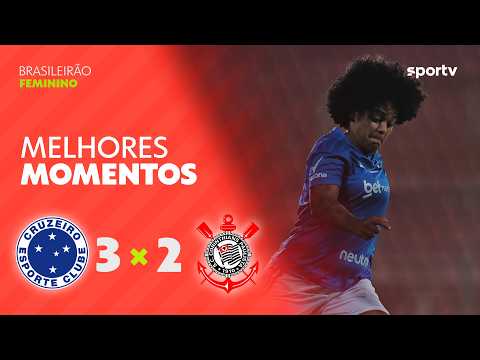 Gols e lances de Cruzeiro x Corinthians