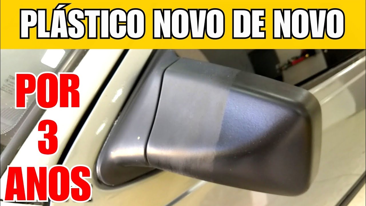 Como restaurar os plásticos do seu carro por até 3 anos