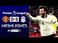Highlights : Manchester United 0-5 Liverpool | Salah hat-trick Stuns Old trafford Big Match 2021