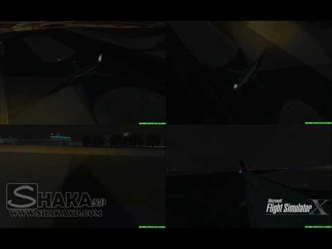 FSX Varig Boeing 737-800 Night Landing at Congonhas 35L at Night