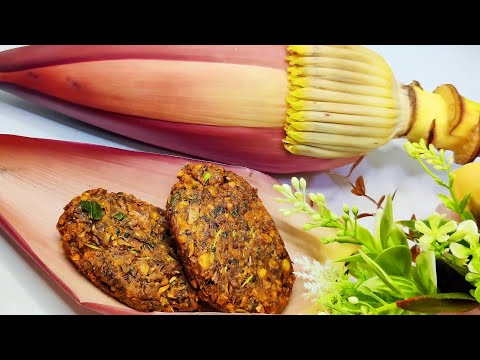 Banana Flower Vada | Crispy Pakoda From Banana Flower | Vazhaipoo Vadai | Snacks Recipe 