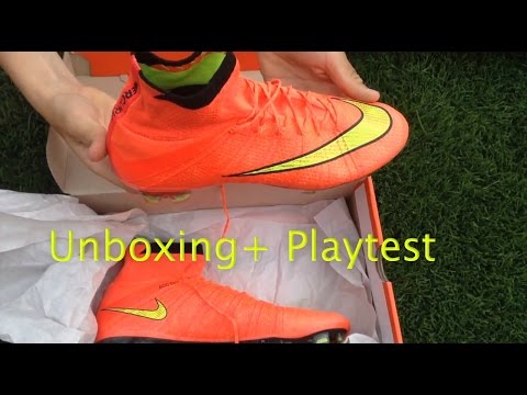 Nike Mercurial Superfly IV Hyper Punch Volt - Unboxing+ playtest