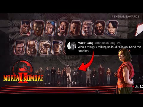 Mortal Kombat 2 Game Awards Insult Max Huang Calls Out Street Fighter Movie Cast Shots Fired