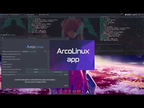 ArcoLinux : 3557 ArcoLinux App - Summary of the project